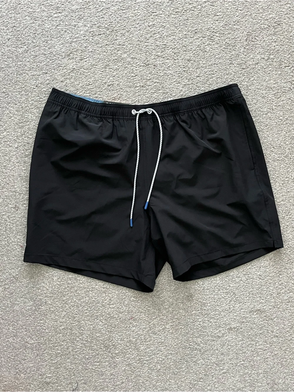 NWT Bonobos Light Blue and Black Swim Trunks Size XXL